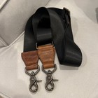 Ona The Bowery Camera Bag Black Color Canvas Leather Brass Buckle Dslr Lens