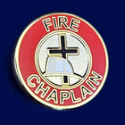 Fire Chaplain Pin  1  Size  Imitation Gold Plated   Item  79