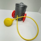 Vtg 1977 Fisher-price Oscar The Grouch Muppets Squeeze   Pop-up Pull Toy Working