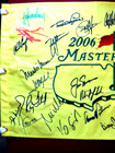 27 Masters Champions Autographed Masters Flag 