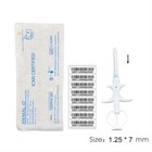 100-pack 1 25x7mm Animal Mini Microchip Fdx-b Iso Dog Cat Pet Rfid Chip Injector