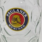 Paulaner Munchen  Germany Large   Heavy Glass Beer Mug German Stein