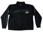 Harley-davidson Vandervest Peshtigo Wi Full Zip Men   s Large Ride Hard Black
