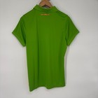 Loudmouth Womens Lmx Paramount Golf Polo Shirt Green Yellow Ombre Size L New