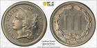 1884 Proof 3cn Pcgs Pr-66 Three Cent Nickel