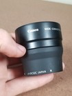 Canon Wc-dc52 0 7x Wide-angle Converter Lens W  Adapter - Tested - Fast Ship