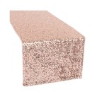 Rose Gold Sequin Table Runner 9    X 1    2    Event Party Wedding Holiday Set Of 2