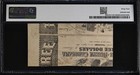 1863 Aug  1 North Carolina Raleigh 25 Cents Civil War Pmg 64  remainder Back 