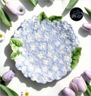 1 Williams Sonoma Figural Hydrangea Salad Plate 8 25  New Spring Blue Flower