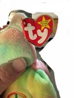 Ty Beanie Baby Peace Bear D o b  February 1 1996 Tush Tag 1996 With P e Pellets