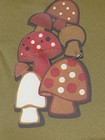 Vintage Ambassador Groovy Mushrooms Note Cards Envelopes Stationery Hallmark Nos