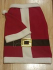 Santa Outfit For Dog   Cat  Size Small  Coat   Hat Set  Christmas Pet Dress-up