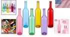 Decorative 6pc 750ml Glass Bottles - Assorted Colors  Ideal Gift For Crafters