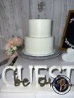 2 Tier Fake Cake 8 Inches Tall - Add Wedding Cake Toppers   Cake Decorations