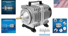 Commercial Aquarium Air Pump Aluminum 600 1000 1200 1750gph Pond Tank Hydropo   