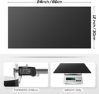 Black Heat Shield Aluminum - 95  Radiant Heat For 12 x24 