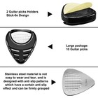 Metal Guitar Picks Plectrums Stainless Steel Guitar Pick With Picks Storage C   