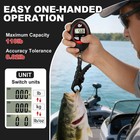 Digital Fishing Scale 100 Lbs With 4 6  Fish Lip Gripper For Anglers