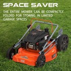 21 In  170cc 3-in-1 Gas Walk Behind Push Lawn Mower With High Rear Wheels