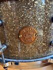 Used Gretsch New Classic Maple Snare Drum With Gold Flake Finish  14x6 5 Inches 