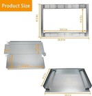 27 Inch Stainless Microwave Trim Kit For Panasonic Nntk922ss