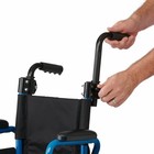 Medline Pediatric Wheelchair With 12  Wide Nylon Seat With Seat Belt  250 Lb  We
