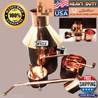  Copper Moonshine Still-thumper And Worm-heavy Pot Still Stillz 6 Gallon 