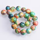 Colorful Coated Round 6mm 8mm 10mm 12mm Opaque Glass Loose Beads For Diy Jewelry