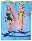 Vintage Virginia Mayo Paper Dolls 1957 Original Cut Set Uncertain Completeness