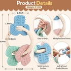 Baby Teething Toys Silicone Baby Keys Teether Over 3 Months - Sensory Chew To   