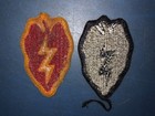 2 Vietnam Cold War Era Us Army 25th Infantry Division Color   Subdued Patches
