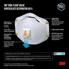 New  10-80 Pcs 3m 8511 N95 Particulate Respirator Masks W  Exhalation Valve
