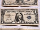 1935d  1957a  1957  1 Dollar Silver Certificate Note One Dollar Bill Blue Seal 