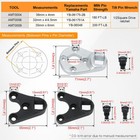 Outboard Trim Tilt Pin Wrench Tool Kit For Yamaha Suzuki Johnson Evinrude