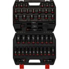 43 Pcs 1 2  Drive Master Impact Socket Set Deep  6-point Metric 9mm - 30mm Cr-mo