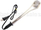 110v-1350w Water Heater Portable Electric Immersion Element Boiler Travel Coffee