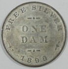 1896 Bryan Money United Snakes Of America One Dam W pop Sch  353  Au 