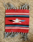 Vtg Chimayo Weaving Mat Rug Square Lot Ortegas Small