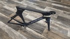 Lamere Cycles Carbon Fiber 54cm Tt tri Bike Frame   Fork M 700c Black gray 130bs