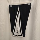 Jordan Boys L 12-13 Basketball Shorts Black White Jumpman Nwt 955702-023