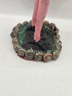 Vintage Seashell Flamingo Figurine 7 5    Pink Shell Art Made In Philippines Mcm