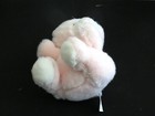Vintage Atlanta Novelty Kitty Cat Pink White Gerber Seated Plush Stuffed Hole