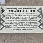 Authentic Navajo Dream Catcher Key Chain Handcrafted Purple 1 5  Diameter