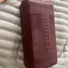 Vintage Singer Sewing Machine With Accessories And Attachments Button Holder