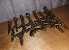 Vintage Israel Jewish Judaica Rare Brass Hanukkah Menorah