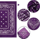 16 Pcs Bandanas Multi-purpose Bandana Headbands Party Outdoor Head Scarf 22x22 I