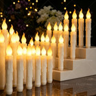 24pcs Flameless Flickering Led Taper Candle Lights Battery Operated Candlesticks