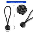 20pcs Heavy Duty Bungee Balls Cords 4 Inch Tie Down Straps For Camping Tent