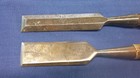 2 Vintage Chisels 1 1 2    Northern King Marshall     Wells And 1    W  Marples Sons