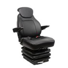 Heavy Duty Mechanical Suspension Tractor Seat With Adjustable Headrest armrest 